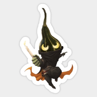 Pumpkinhead Candle Caster Sticker